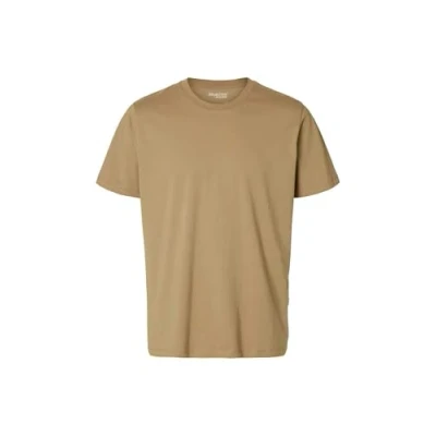 Image of SELETED HOMME Men&#039;s Slhaspen SS O Neck Tee W Noos T Shirt, Kelp, M