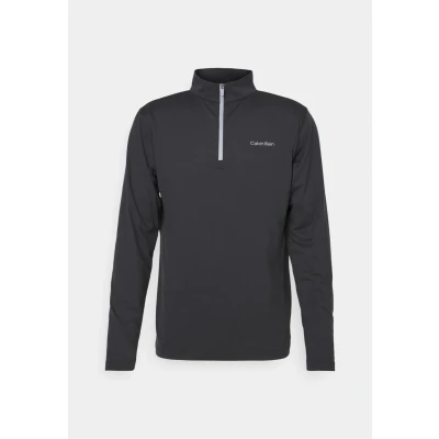 Image of Calvin Klein Golf Newport HALF ZIP Long sleeved top, Men&#039;s, Size: Medium, Black