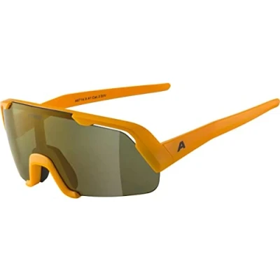 Image of ALPINA Unisex Children, ROCKET YOUTH Q LITE sports glasses, burned yellow matt/bronce, One Size