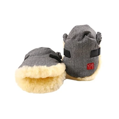 Image of Kaiser Twoolly Handmuff with Sheepskin (Anthracite Melange, 6573470)