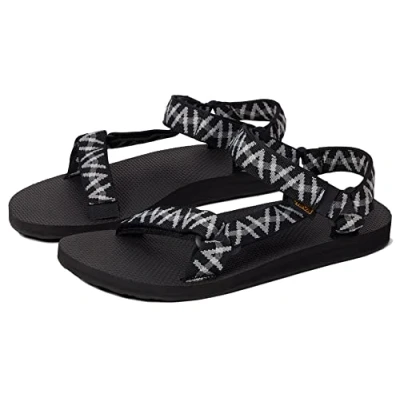 Image of Teva Men&#039;s Original Universal Sandal, Light Show Black/Grey, 11 UK