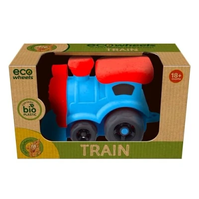 Image of KandyToys Eco friendly Train Toys Bioplastic and Recyclable made from Wheat Comes in Random Colours 1 sent at