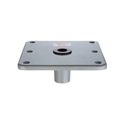 Image of Attwood SP 67749 Swivl Eze Lock&#039;N Pin Aluminum Boat Seat Pedestal Mount 7 Inch x Base, 3/4