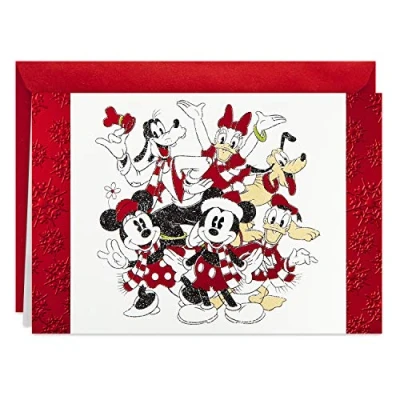 Image of Hallmark Peanuts Christmas Cards Snoopy (16 and 17 Envelopes)