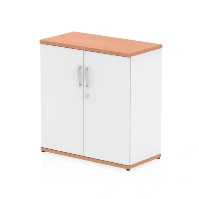 Image of Impulse 800mm Cupboard Beech and White