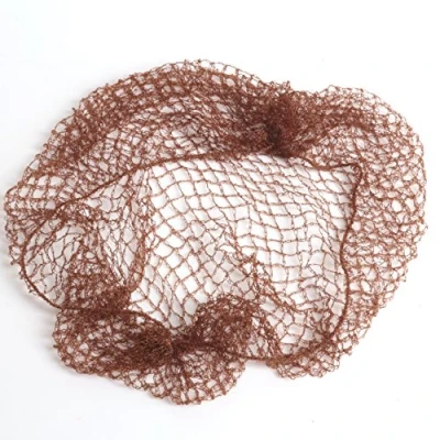 Image of Dark Brown Slumber Hair Net Elasticated Mesh Styling Sleep In