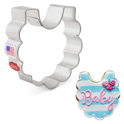 Image of Ann Clark Cookie Cutters Baby Bib Cutter, 8.26 cm