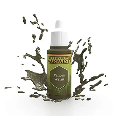 Image of The Army Painter Warpaint Venom Wyrm Acrylic Non Toxic Heavily Pigmented Water Based Paint for Tabletop Roleplaying, Boardgames, and Wargames Miniature Model Painting
