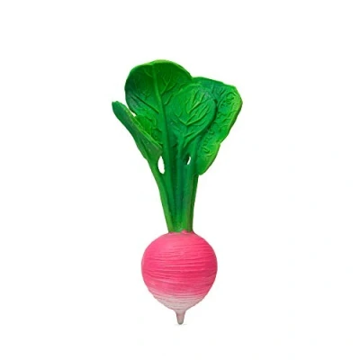 Image of Oli &amp; Carol Ramona The Radish Natural Rubber teether Bath Toy
