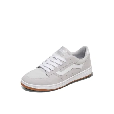 Image of Vans Men&#039;s Ryland Sneaker, Suede Canvas Lunar Rock, 6.5 UK