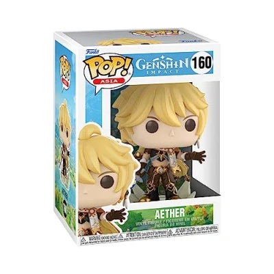 Image of Funko Pop! Asia Games: Genshin Impact Aether Collectable Vinyl Figure Gift Idea Official Merchandise Toys for Kids &amp; Adults Anime Fans Model Collectors and Display