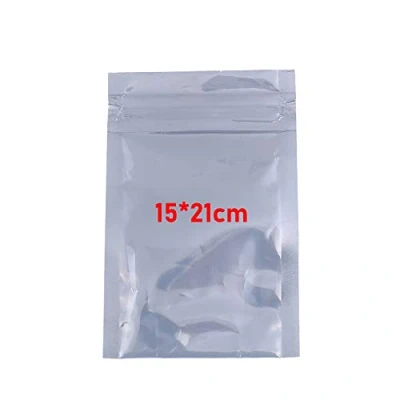 Image of 100 Pieces Antistatic Resealable Bags 5 Sizes Zipper Anti Static Bag for ESD Sensitive Electronic and Computer Components 6 * 9cm/ 8 12cm/ 10 15cm/ 15 21cm/ 21 23cm