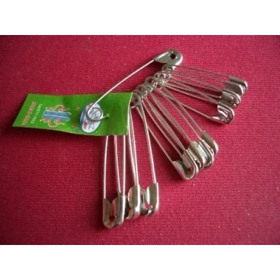 Image of The Home Fusion Company Bunch of 12 Safety Pins 3 Sizes