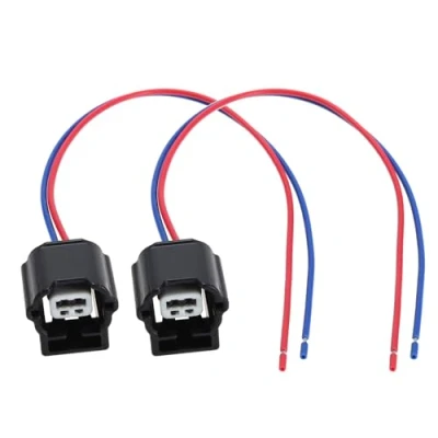 Image of OTOTEC 2x Alternator Repair Plug 2 Pin Harness Connector Wire PL17 WL2 with 15cm Lead Compatible Bosch