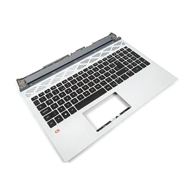 Image of Dell G15 5520/5521/5525 Palmrest &amp; UK ENGLISH Backlit Keyboard 09YDP0 + 05M07P Phantom Grey (Renewed)