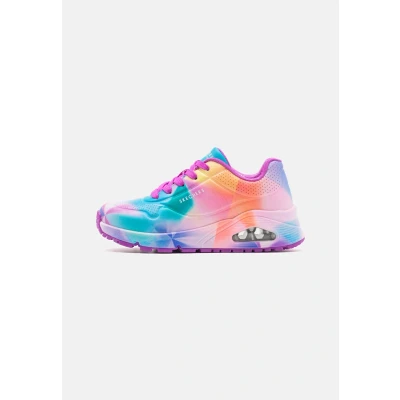 Image of Skechers Girls Uno Gen1 Sneaker, Purple Multi, 5 UK
