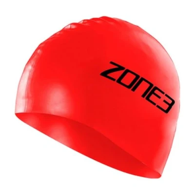 Image of ZONE3 Men&#039;s and Women&#039;s Silicone Swim Cap 48g (Red)