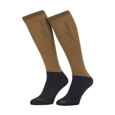 Image of LeMieux My Competition Socks Ginger (Twin Pack) Small