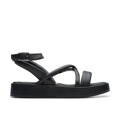 Image of Alda Cross Leather Women&#039;s Slingback Sandals