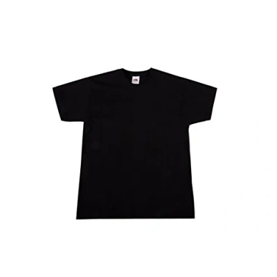 Image of Fruit of the Loom Boys&#039; Valueweight T Kids Shirt (Pack 2), Black (Black 36), 14 Years