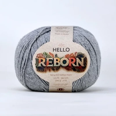 Image of Reborn Recycled Cotton Stonewash 200g DK Crochet/Knitting Yarn