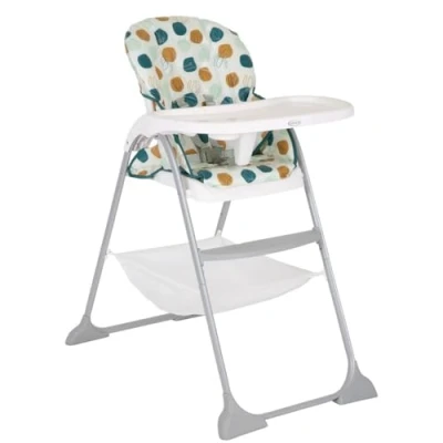 Image of Graco SnackEase quick one hand folding highchair, lightweight at only 6.3kg and comes with 3 recline positions for babies comfort, Organza fashion