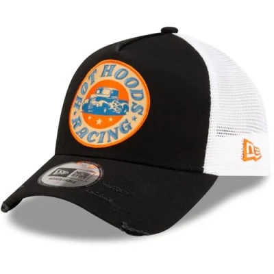 Image of New Era HOT Hoods Patch Trucker Unisex Cap, Size: One Size, Black