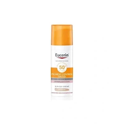 Image of Eucerin Sun Protection Pigment Control Tinted SPF50+ 50ml Medium