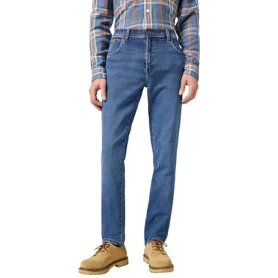 Image of Wrangler Men&#039;s Texas Slim Jeans, Ridge WASH, 36 W/30 L