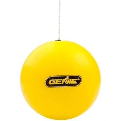 Image of Genie Yellow Perfect Stop Parking Aid Retractable Ball Compatible with All Garage Door Openers GPS R, One Size