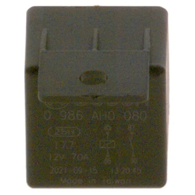 Image of 9098702016, 9098702025, 9098702030, 9098704010 Relay BOSCH 0 986 AH0 080 24V 20A 5 pin connector VOLKSWAGEN: Passat B6 Variant, Golf