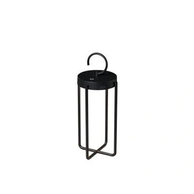 Image of Manorola Outdoor Effect Portable Lantern USB Black Dimmable 39cm 2700K, 3000K, IP54