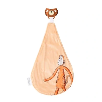 Image of Matchstick Monkey All in One Soother, Teether and Comforter Orthodontic Teat &amp; Antimicrobial Protection, Suitable from Newborn, Teddy Tiger