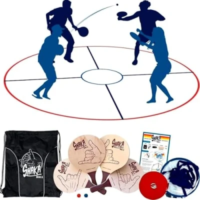 Image of Shaka Ball Beach Game Set Outdoors Games, Indoors, Lawn, Yard, Beach, Tailgate, Park, Camping Family &amp; Kids Games