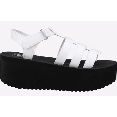 Image of Rocket Dog Helio Terrence Womens White Mixed Material Size UK 7