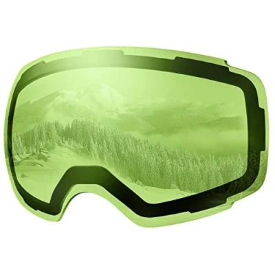 Image of OutdoorMaster Ski Goggles PRO Replacement Lens (VLT 80% L.Green with Free Carrying Pouch)