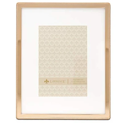 Image of Lawrence Frames 714080 Home Picture Frame, 8x10, Gold