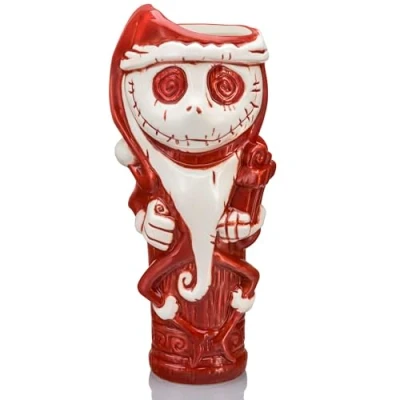 Image of Nightmare Before Christmas Geeki Tikis Disney The Santa Jack Ceramic Mug