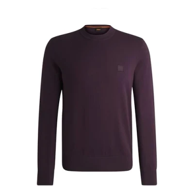 Image of BOSS Kanovano Jumper, Men&#039;s, Size: XL, Open purple