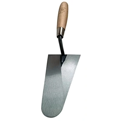 Image of Nespoli N0D1905818 Lightweight Trowel Round Tip Narrow Wood Handle Fsc 18 cm