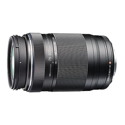 Image of OM SYSTEM EZ M7530 M.Zuiko Digital 75 300mm 1:4.8 6.7 Lens II, suitable for all MFT cameras (Olympus, D &amp; PEN models, Panasonic G series), black