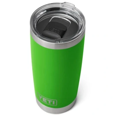 Image of YETI Rambler Tumbler, Vaccum Insulated Stainless Steel Tumbler with Magslider Lid, Canopy Green, 20 oz (591 ml)