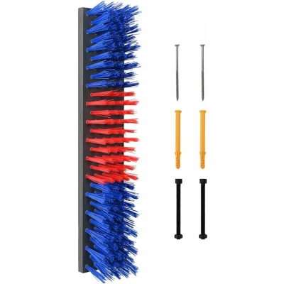 Image of vidaXL Cattle Brushes Wall Mounted 50x10x6.5 cm