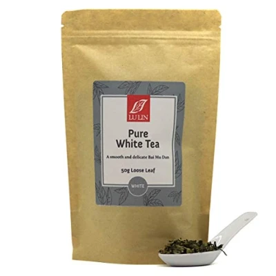 Image of LuLin Teas Pure White Tea Loose Tea, 50 g