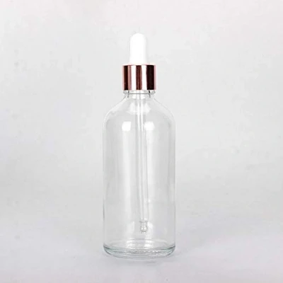Image of Refillable Empty Bottle 5 100ml Travel Liquid Sanitizer Bottles Transparent Dropper (100ml)