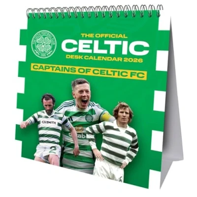 Image of Celtic FC, Official Easel Desk Calendar 2026