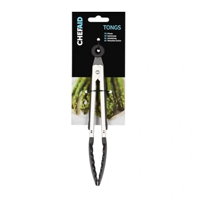 Image of Chef Aid Metal Food Tongs, 20 x 8 3 cm, Assorted Colors