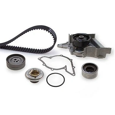 Image of 5344XS, T41216, T42178, TH14387G1, WP0098 water pump + Timing Belt Kit GATES KP1TH15344XS with G Force Redline CVT thermostat