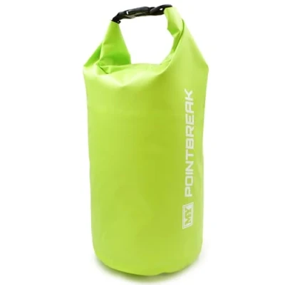 Image of M.Y Point Break Green 10L Dry Bag Adjustable Strap Waterproof for Kayaking, Fishing, Canoeing, Hiking