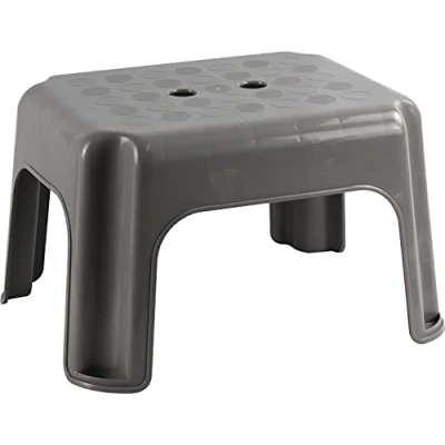 Image of Sturdy Small Plastic Non Slip Foot Step Stool 39 x 32 23 cm (Talpa)